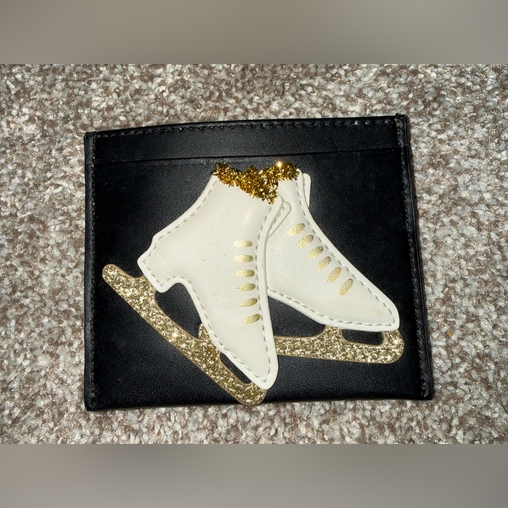 Kate spade ice skate card holder wallet